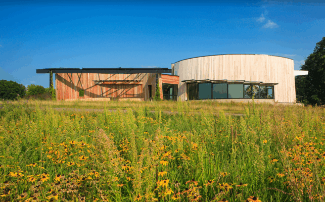 Schaars Bluff Gathering Center by Pete Sieger Architectural Photography